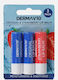 Derma V10 Lip Balm Strawberry 3 Pack