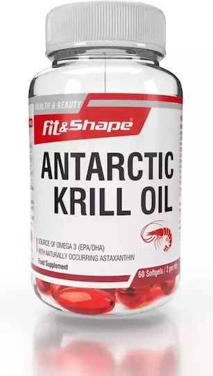 Fit & Shape Antarctic Krill Oil 500mg 60 μαλακές κάψουλες