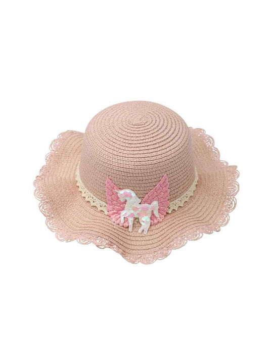 Aquablue Kids' Hat Straw Pink