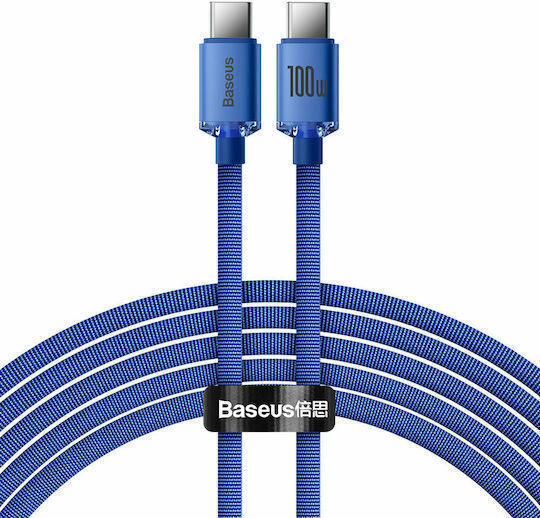 Leewello USB 2.0 Kabel USB-C männlich - USB-C Blau 3m