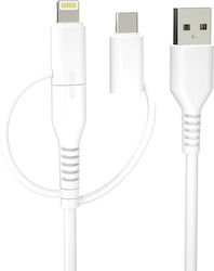 Forever Recycling Cablu USB la Lightning / Type-C / micro USB 1.5m