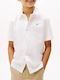 Παιδικό Μονόχρωμο Πουκάμισο Κοντομάνικο White Oxford