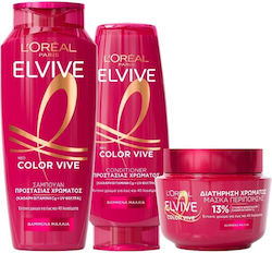 Promo Color Vive για Βαμμένα Μαλλιά με Σαμπουάν 400ml & Conditioner 300ml & Μάσκα Μαλλιών 300ml Promo Color Vive για Βαμμένα Μαλλιά με Σαμπουάν 400ml & Conditioner 300ml & Μάσκα Μαλλιών 300ml