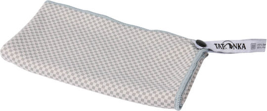 Antibacterial Tatonka Travel Towel Bamboo L Grey