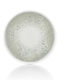 By Bone Plate Shallow made of Porcelain Gray with Diameter 25cm