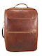Leder Herrentasche Schulter / Crossbody Tabac Braun