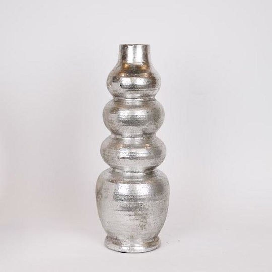 Vază Decorativă Din ceramică Argintiu 18x18x48cm 1buc