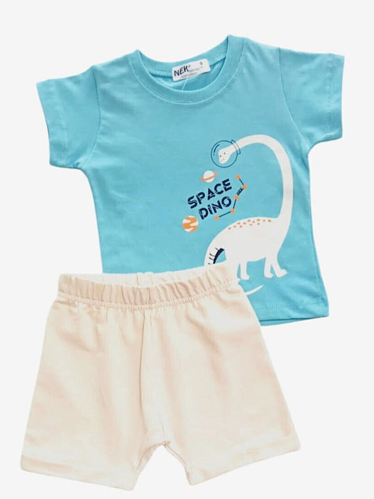 Nek Kids Wear Kids' Set with Shorts Summer 2pcs...