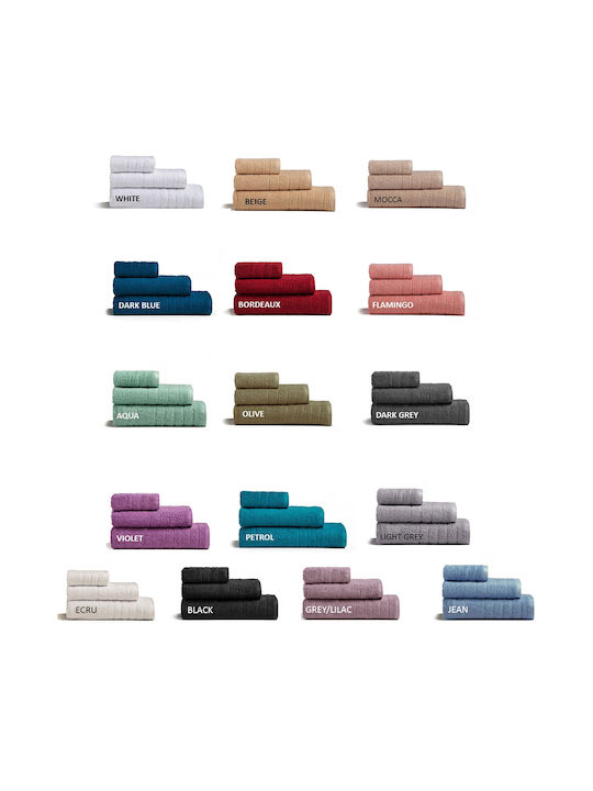Melinen Facecloth Fresca 50x90cm Blue Weight 50...