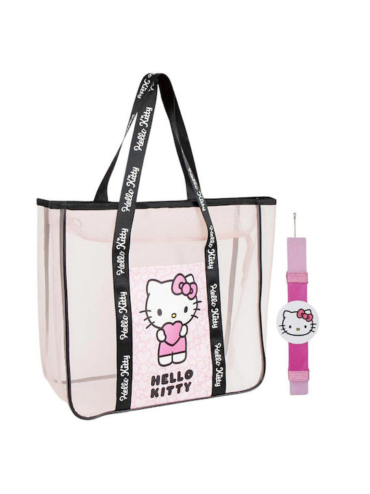 Τσάντα Παραλίας Hello Kitty Λαμπάδα Hello Kitty Στρογγυλή Αρωματική