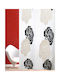 San Lorentzo Shower Curtain 180x200cm Black Rose