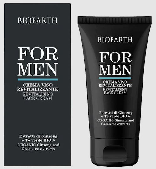 Bioearth For Men Ενυδατική Ανδρική Κρέμα Προσώπου 50ml
