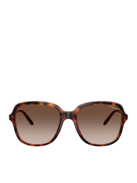Vogue Feminini Ochelari de soare cu Maro Tortoise Cadru și Maro Degrade Lentilă 5601S W65613