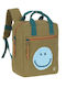 Laessig Little One & Me Square School Bag Backpack Kindergarten Green