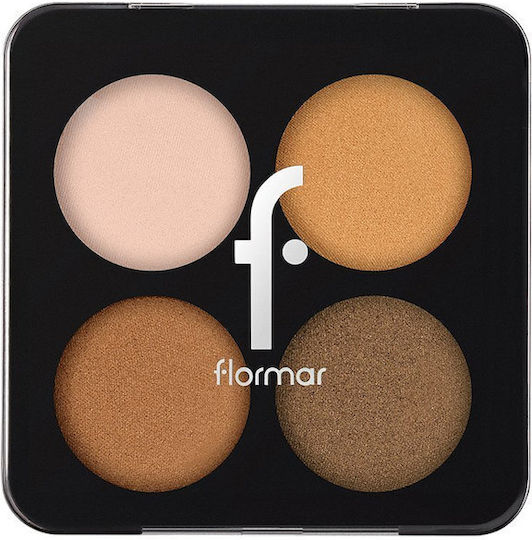 Flormar Παλέτα με Σκιές Ματιών Matte σε Στερεή Μορφή 03 Bronze Goddess 6gr