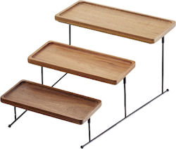 Leone Buffet Display Stand Wooden (3 Levels) 1pcs