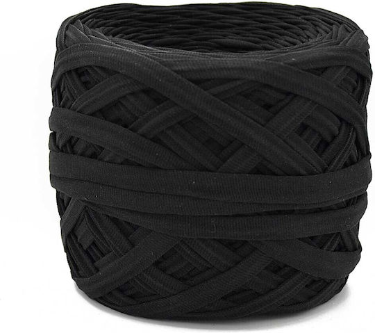 T-shirt Yarn 5-7mm 120m 250g Black
