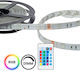 Eko Light Αδιάβροχη Ταινία LED 12V RGB Φως 5m με Τροφοδοτικό