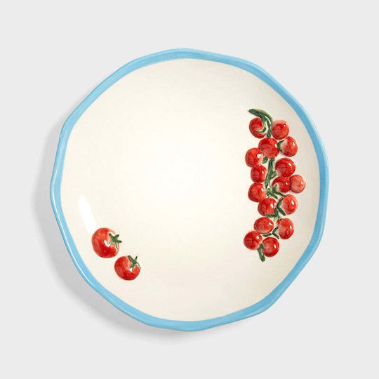 &Klevering Platou de Servire Ceramică Multicoloră cu Diametru 31buc 1buc &Klevering Platou de Servire Ceramică Multicoloră cu Diametru 31buc 1buc