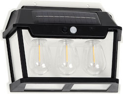Triple Solar Wall Light Filo 3000k