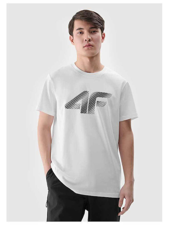 4F T-shirt Λευκό