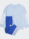Παιδικό Σετ Φόρμας Σιέλ 3τμχ Essentials 3-Stripes