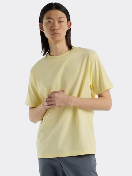 New Balance Athletics T-shirt Κίτρινο