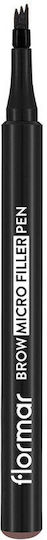 Flormar Στυλό για Φρύδια 02 Medium Brown 1.1ml