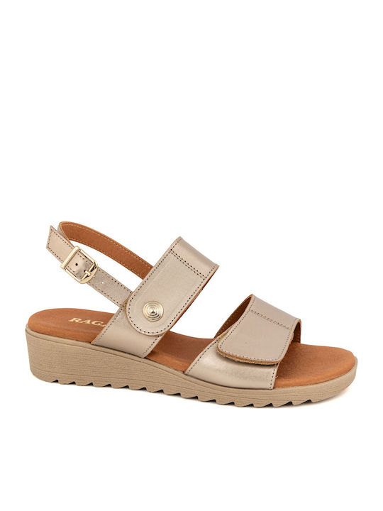 Ragazza Damenplattformen Beige