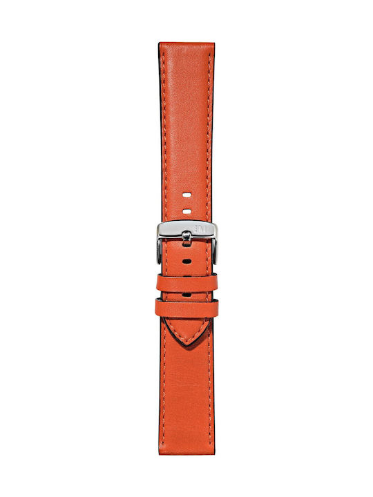 Morellato Croquet Leather Strap Orange 22mm