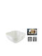 Galifas Porcelain Salad Bowl White 20x20cm