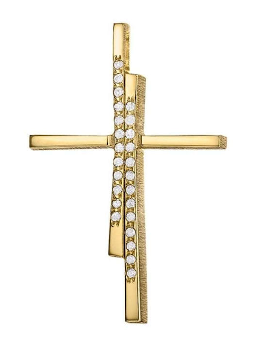 Triantos Women's Gold Cross 14K
