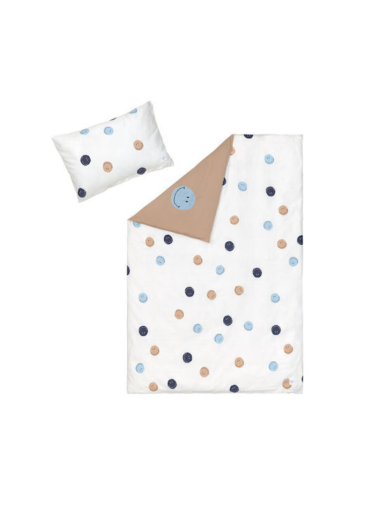 Laessig Σετ Παιδική Παπλωματοθήκη Μονή Milky, Brown