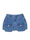 Kids' Denim Skirt Blue