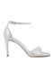 Leder Sandalen Silber