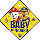 Σήμα Baby On Board Βεντούζα Paw Patrol 34030