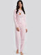 Crazy Farm Set Pijamale pentru Femei Pink
