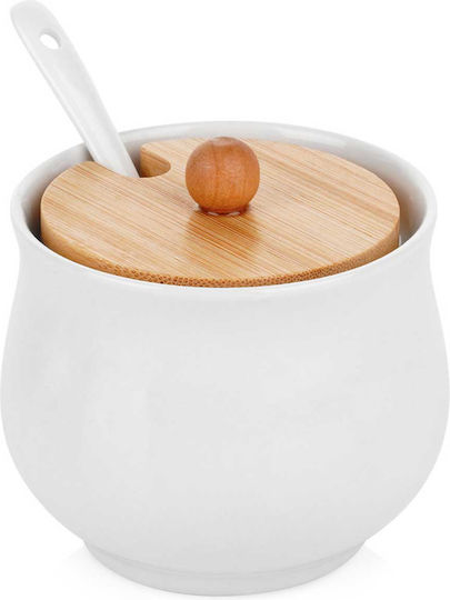 Vilde Zaharniță de Servire Ceramică Alb 1buc