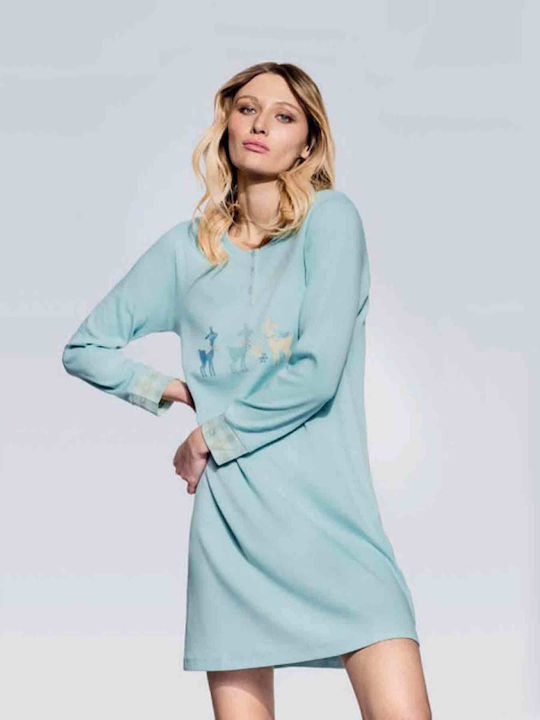 Infiore Winter Women's Nightdress FAWN
