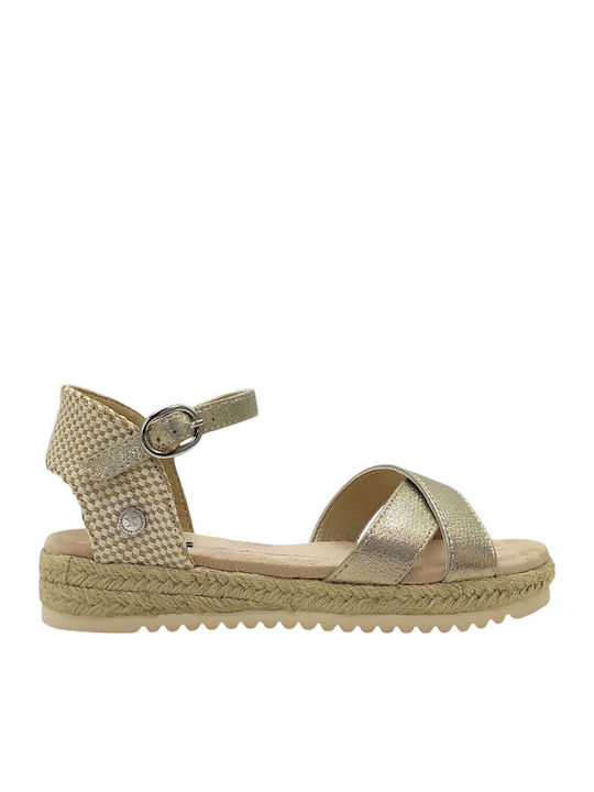 Sandale Espadrile pentru Adolescenți Xti 151191 Aurii