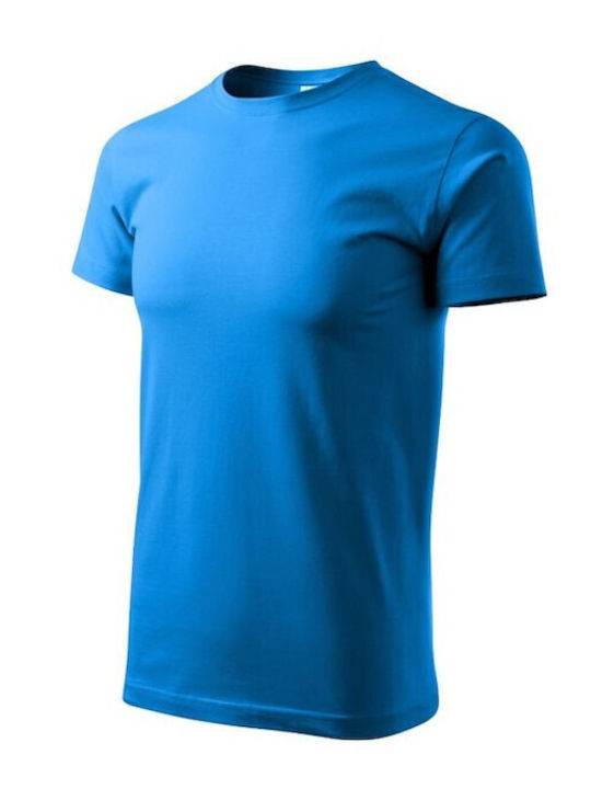 Malfini Basic Werbe-T-Shirt in Blau Farbe