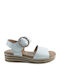 Flache Sandalen für Damen in Weiß Farbe