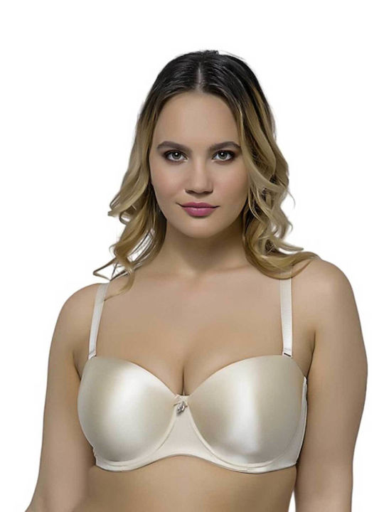 Skin Strapless Σουτιέν με Ελαφριά Ενίσχυση & Μπανέλες