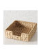 Boltze Wooden Napkin Holder Beige 22x22x7cm