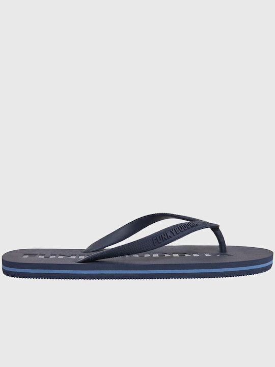 Funky Buddha Slapi Bărbați Flip Flops Albaștri