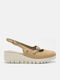 Anatomische Damenplattformen Beige