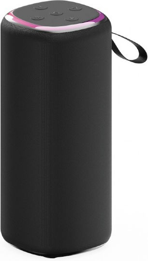 Gembird Bluetooth Speaker 10W with Radio and Battery Life up to 4 hours Black SPK-BT-LED-08L