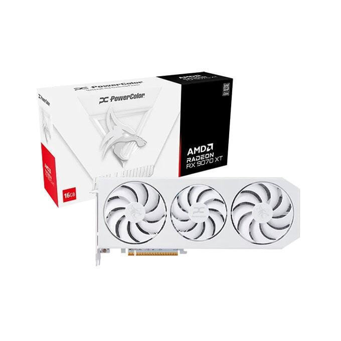 PowerColor Radeon RX 9070 XT 16GB GDDR6 Hellhound Alb Placă Video
