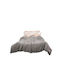 Matex Muslin Tagesdecke Übergröße Baumwolle Dark Gray 240x210cm