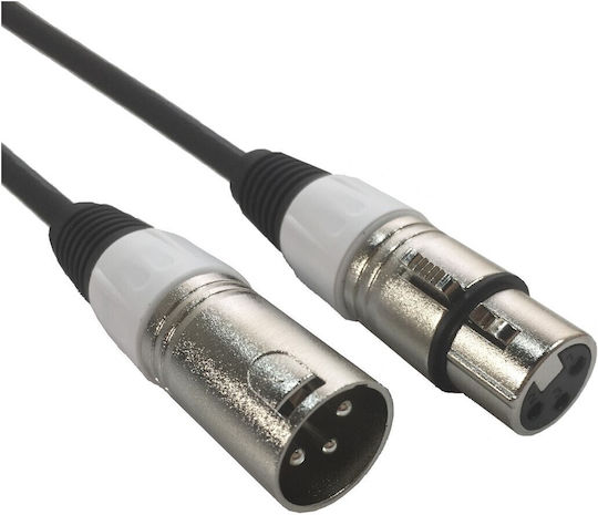 Accu-Cable Cable XLR male - XLR female Μαύρο 3m